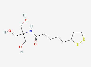 Two-dimensional chemical structure of alpha Lipoic Acid Impurity C, CAS 916746-61-7