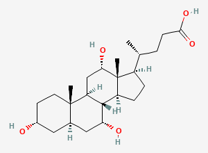 Two-dimensional chemical structure of Allocholic acid