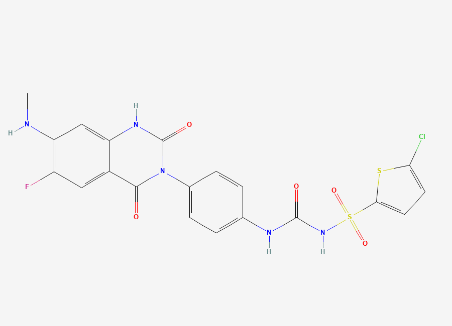 Two-dimensional chemical structure of Elinogrel