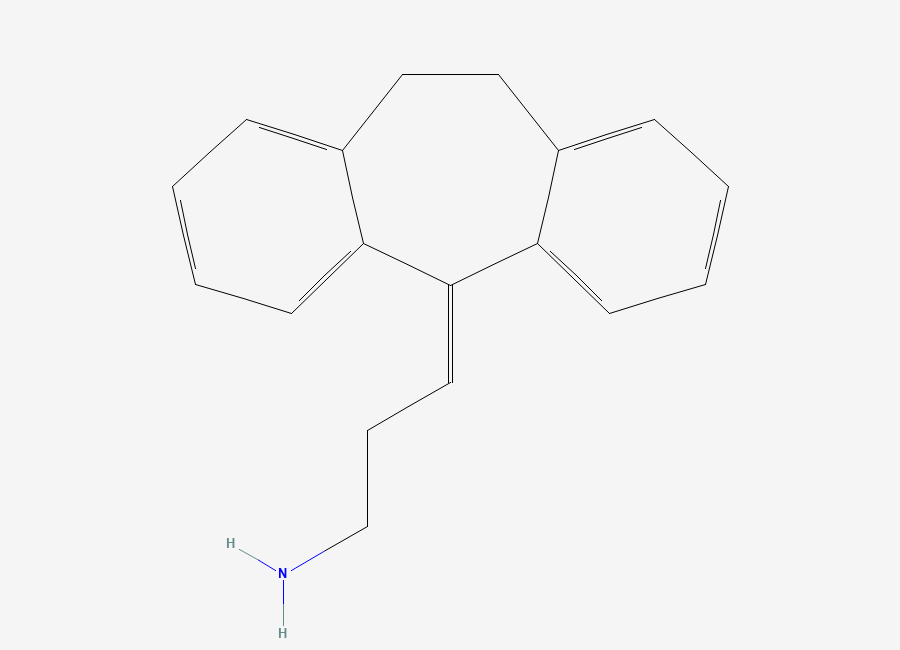 Two-dimensional chemical structure of Desmethylnortriptyline