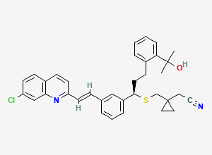 Two-dimensional chemical structure of Montelukast nitrile
