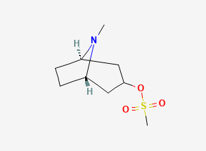 Two-dimensional chemical structure of Tropine 3-mesylate