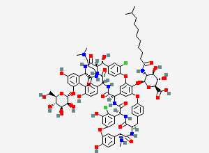 Two-dimensional chemical structure of Dalbavancin, CAS 171500-79-1