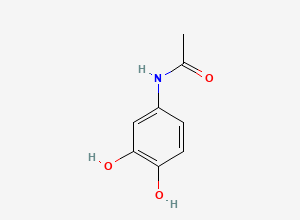 Two-dimensional chemical structure of 3-Hydroxyacetaminophen, CAS 37519-14-5