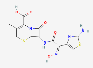 Two-dimensional chemical structure of Cefdinir CP Impurity G