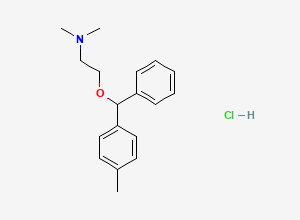 Two-dimensional chemical structure of Diphenhydramine EP Impurity B/ Dimenhydrinate EP Impurity G/ Orphenadrine EP Impurity F/ Orphenadrine Related Compound F/ Orphenadrine para-Methyl Analog (HCl salt), CAS 4024-34-4