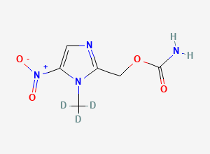 Two-dimensional chemical structure of Ronidazole-D3, CAS 1015855-87-4
