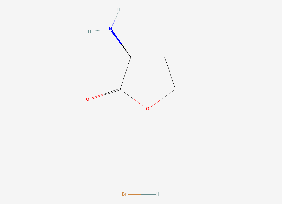 Two-dimensional chemical structure of 3S-3-Aminodihydrofuran-2(3H)-one hydrobromide