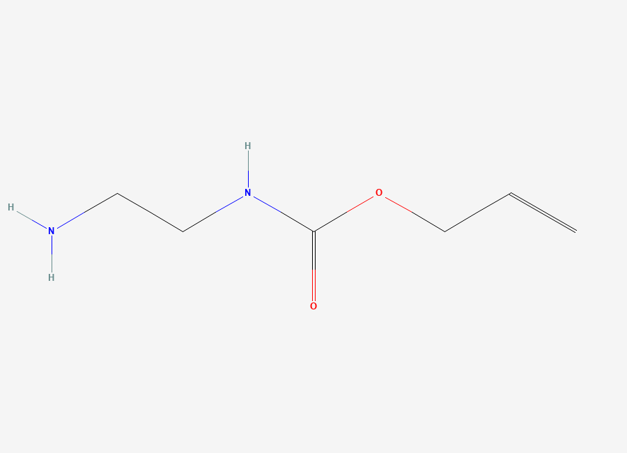 Two-dimensional chemical structure of allyl N-(2-aminoethyl)carbamate