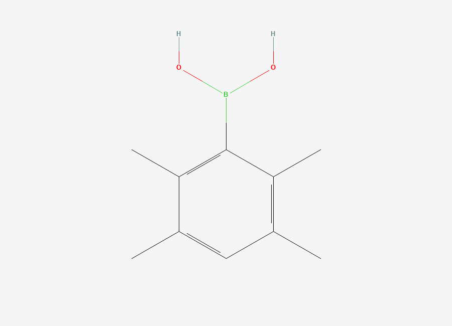 Two-dimensional chemical structure of (2,3,5,6-Tetramethylphenyl)boronic acid