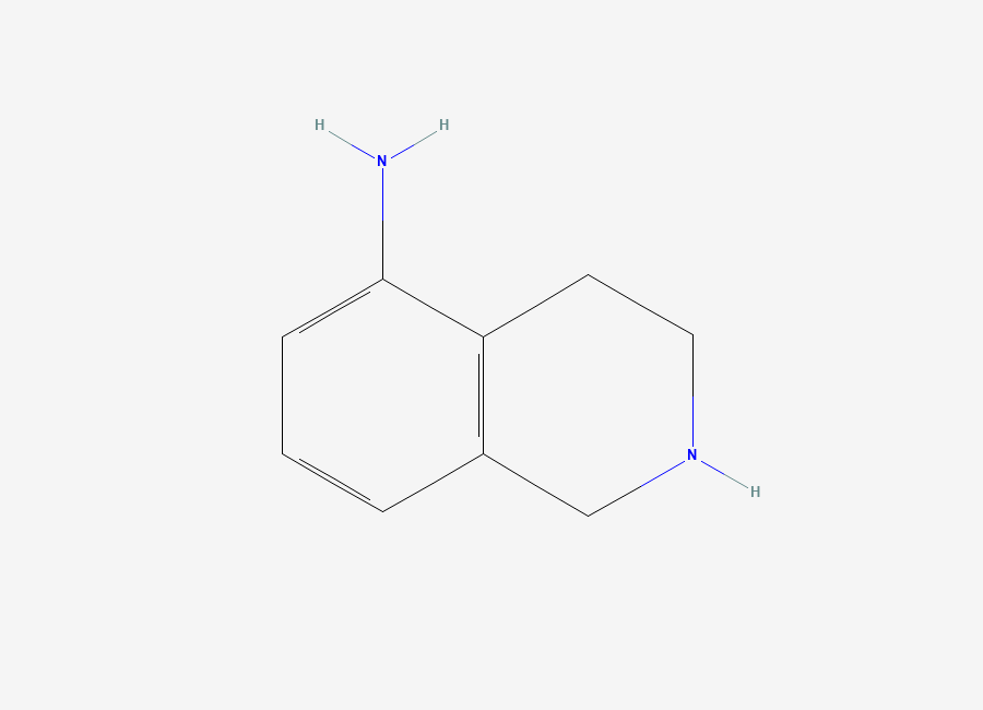 Two-dimensional chemical structure of 5-Amino-1,2,3,4-tetrahydroisoquinoline