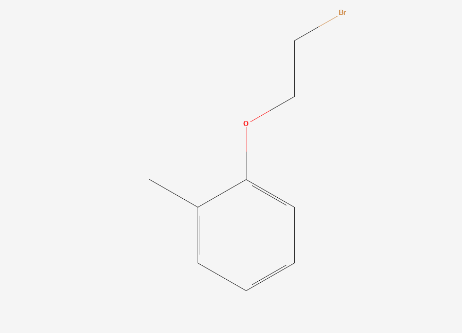 Two-dimensional chemical structure of 1-(2-Bromoethoxy)-2-methylbenzene
