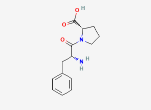 Two-dimensional chemical structure of Phenylalanylproline