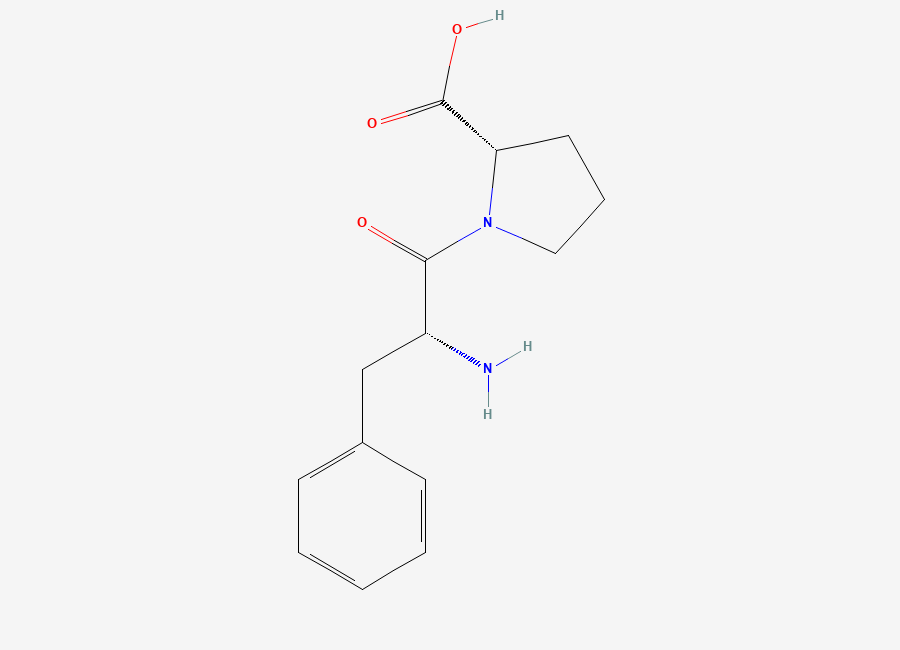 Two-dimensional chemical structure of Phenylalanylproline