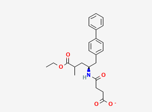 Two-dimensional chemical structure of Sacubitril Calcium, CAS 1369773-39-6