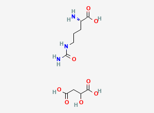 Two-dimensional chemical structure of Citrulline malate