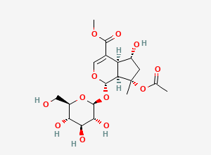 Two-dimensional chemical structure of Barlerin