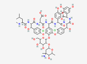 Two-dimensional chemical structure of Vancomycin EP Impurity L, CAS 79517-31-0