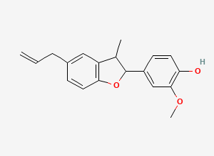 Two-dimensional chemical structure of Eugenol EP Impurity L (Free Base)