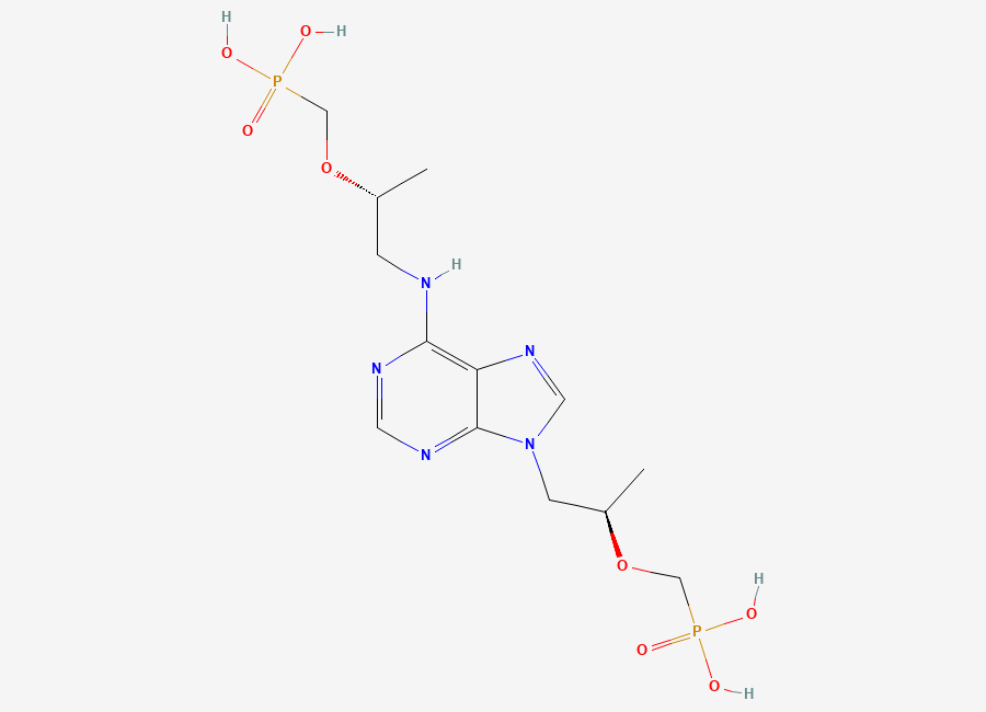 Two-dimensional chemical structure of Tenofovir Impurity W