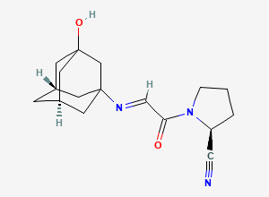 Two-dimensional chemical structure of Vildagliptin Impurity Q