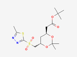Two-dimensional chemical structure of Rosuvastatin Impurity 114