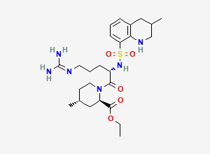 Two-dimensional chemical structure of Argatroban Ethyl Ester