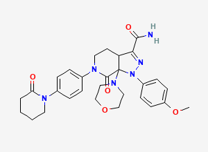 Two-dimensional chemical structure of Apixaban Impurity 49