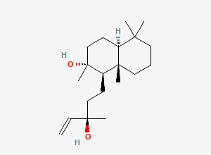 Two-dimensional chemical structure of Sclareol
