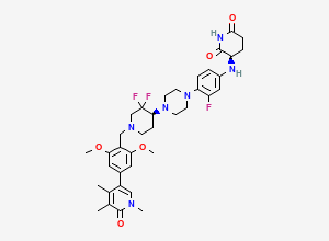 Two-dimensional chemical structure of (S,R)-Cft8634