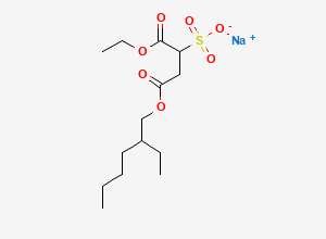 Two-dimensional chemical structure of Docusate Sodium Impurity C, CAS 2575516-71-9