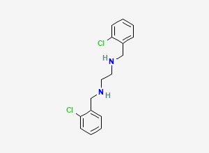 Two-dimensional chemical structure of Ticlopidine EP Impurity J, CAS 108896-78-2