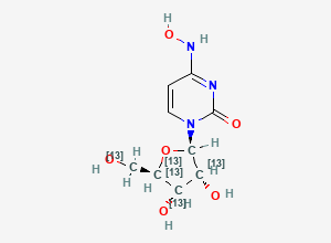 Two-dimensional chemical structure of Eidd-1931-13C5