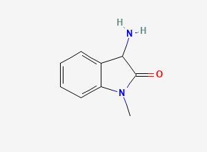 Two-dimensional chemical structure of 3-Amino-1-methylindolin-2-one