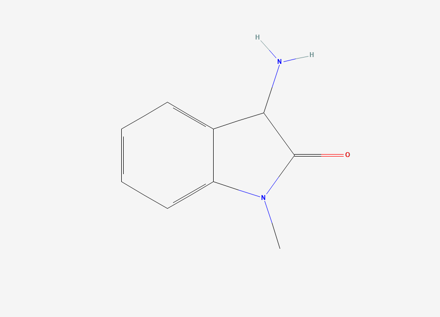 Two-dimensional chemical structure of 3-Amino-1-methylindolin-2-one