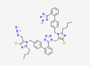 Two-dimensional chemical structure of Losartan EP Impurity L Azido (Dimer)