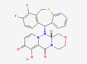 Two-dimensional chemical structure of Baloxavir Marboxil Impurity 17