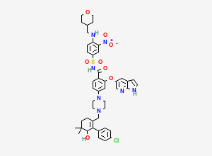 Two-dimensional chemical structure of Venetoclax Hydroxy Impurity, CAS 2573767-96-9