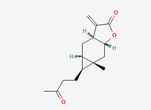 Two-dimensional chemical structure of Carabron