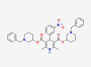 Two-dimensional chemical structure of Benidipine Impurity 1, CAS 91599-75-6