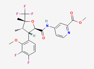 Two-dimensional chemical structure of Suzetrigine Impurity 18, CAS 2879218-02-5
