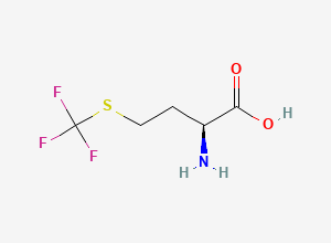 Two-dimensional chemical structure of Trifluoromethionine