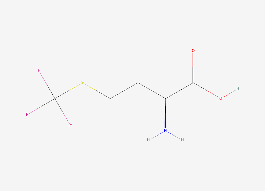 Two-dimensional chemical structure of Trifluoromethionine