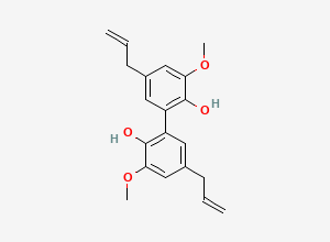 Two-dimensional chemical structure of Eugenol EP Impurity M, CAS 4433-08-3
