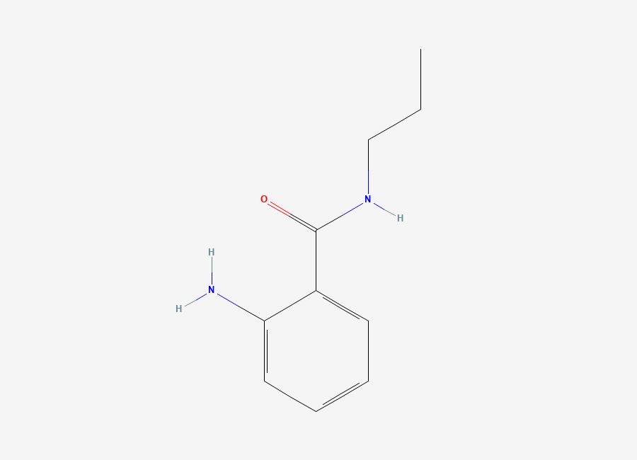 Two-dimensional chemical structure of 2-amino-N-propylbenzamide