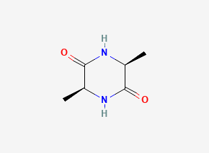 Two-dimensional chemical structure of Cyclo(alanylalanyl)