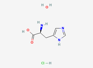 Two-dimensional chemical structure of Histidine Monohydrochloride Monohydrate