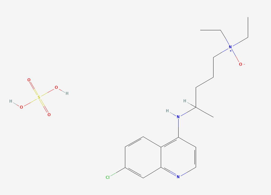 Two-dimensional chemical structure of Chloroquine Related Compound G