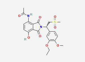 Two-dimensional chemical structure of Apremilast Impurity 8, CAS 2096492-44-1