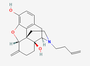 Two-dimensional chemical structure of Nalmefene Impurity 5